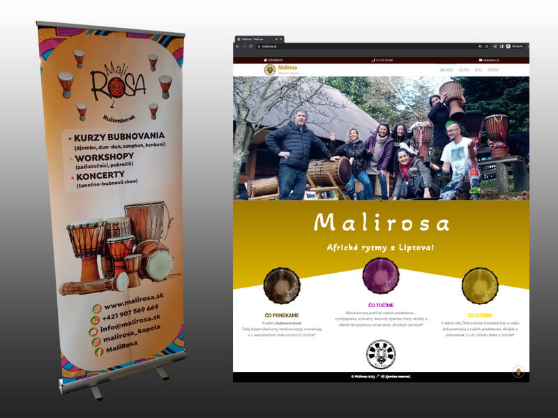 MaliRosa webstránka